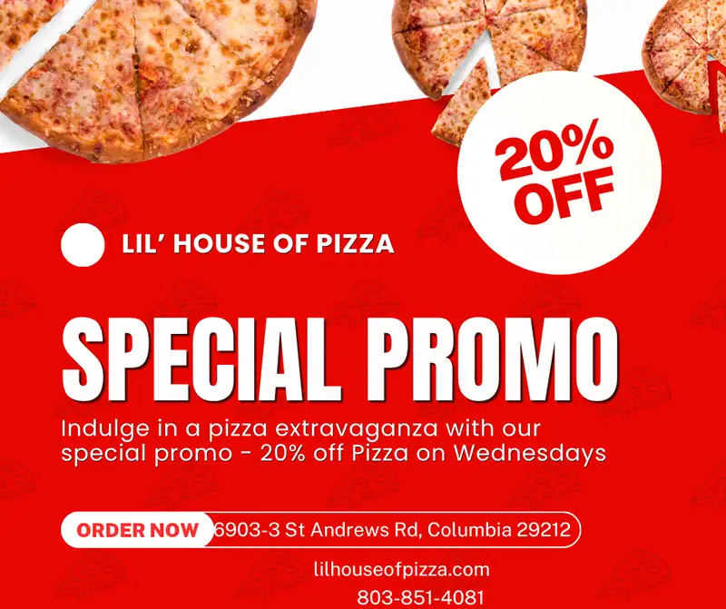 Wednesday Pizza Special